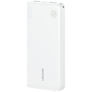 USAMS Powerbank PB83 10000mAh PD 2xUSB-A USB-C biały