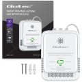 Qoltec Czujnik wycieku gazu Propan-Butan | detektor LPG | alarm 85dB |  LED