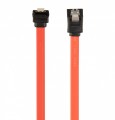 Gembird Kabel do dysków SATA DATA III (6GB/S)10cm metalowe zatrzaski kątowy