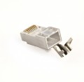 Gembird Wtyk modułowy przelotowy ekranowany CAT7 15u złocony CAT7 15u złocony, 50 szt. w opakowaniu