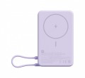 XIAOMI PowerBank Magnetic 10000 z podstawką fioletowy