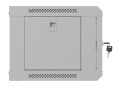 Lanberg Szafa instalacyjna rack wisząca 19" 4U 540x350 szara drzwi przeszklone (flat pack)