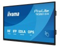 IIYAMA Monitor interaktywny 86 cali TE8613A-B2AG INFRARED,40pkt,IPS,4K,7H,500cd/m2,      WiFi,USB, ANDROID 14, Google EDLA,2x20W, UCHWYT ŚCIENNY
