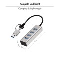 LogiLink Hub USB3.0 4-porty USB- A 5Gbit/s