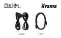 IIYAMA Monitor 24 cale XB2491H-B1 IPS, HDMI, DP, 1ms, 350cd, 1500:1, 120Hz, HAS150 (PIVOT)