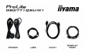 IIYAMA Monitor  27 cali GB2771QSU-W1 QHD,Fast IPS,200Hz,HAS (150) PIVOT,     2xUSB 3.2, 2xUSB C, 0,5ms, 2xHDMI, DP, 350cd,Adaptive G-SYNC - 2560 x 144