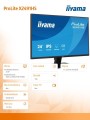 IIYAMA Monitor 23.8 cala X2491HS-B1  IPS,HDMI,DP,1ms,350cd, 1500:1,120Hz,2x2W