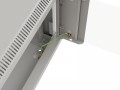 Lanberg Szafa instalacyjna rack wisząca 19 cali 12U 540x350 szara drzwi przeszklone (flat pack)