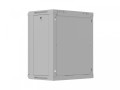 Lanberg Szafa instalacyjna rack wisząca 19 cali 12U 540x350 szara drzwi przeszklone (flat pack)