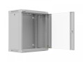 Lanberg Szafa instalacyjna rack wisząca 19 cali 12U 540x350 szara drzwi przeszklone (flat pack)