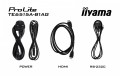 IIYAMA Monitor interaktywny 65 cali TE6515A-B2AG VA,4K,40pkt,550cd,DeepContrast-IR+,     HDMI x2,DP,USB-C, 2 x 20W, OPS Slot x1, 5xUSB, 2xRJ45,8-Array