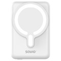 Savio Powerbank 10000 mah magnetyczny biały BA-13