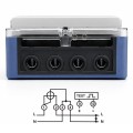 Qoltec Jednofazowy miernik zużycia energii | 230V | 5(60)A | LCD
