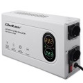 Qoltec Stabilizator napięcia AVR 2000VA | 1200W | Toroidalny transformator