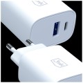 3MK Ładowarka sieciowa 30W USB-A USB-C PD3.0 QC4+ FlowPower biała