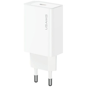 USAMS Ładowarka sieciowa T69 20W USB-C biały