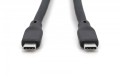 Digitus Kabel połączeniowy silikonowy USB-C-USB-C | USB 4 ver.2.0 80Gbps | 8K@60Hz | PD 3.1 240W| 1,5m | czarny