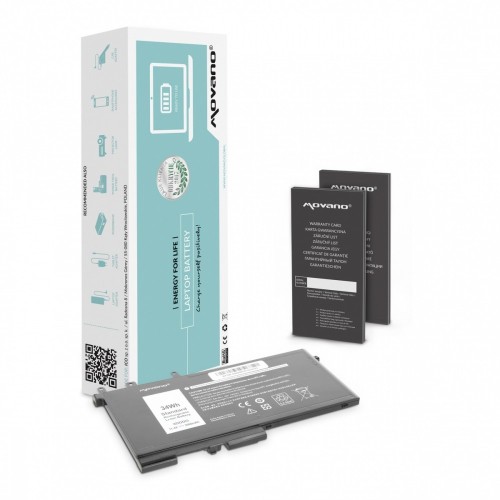 Movano Bateria 3DDDG do Dell Latitude 5280 5480 5495 5580 - 3000 mAh (34 Wh)