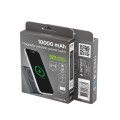 Gembird PowerBank 10000mAh LCD 1xUSB-C 20W bezprzewodowy 15W czarny