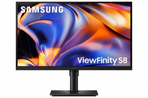 Samsung Monitor 27 cali Viewfinity S80HF IPS 5120x2880 5K 16:9 1xHDMI 1xDP 3xUSB-A 1xUSB-C Easy Connection 5ms 60Hz HAS+PIV płaski 2Yd2d (LS27H802EFAX