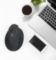 Hama Mysz ergonomiczna EWM-600 czarna dla leworęcznych