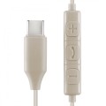 Hama Słuchawki dokanałowe Calm usb-c piaskowe