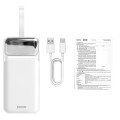 Savio Powerbank BA-15 50000 mAh biały