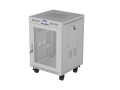 Lanberg Szafa instalacyjna rack stojąca 19 cali 15U 600x800 drzwi perforowane LCD (Flat pack) szara