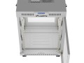 Lanberg Szafa instalacyjna rack stojąca 19 cali 15U 600x800 drzwi perforowane LCD (Flat pack) szara