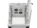Lanberg Szafa instalacyjna rack stojąca 19 cali 15U 600x800 drzwi perforowane LCD (Flat pack) szara