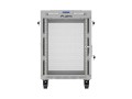 Lanberg Szafa instalacyjna rack stojąca 19 cali 15U 600x800 drzwi perforowane LCD (Flat pack) szara