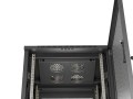 Lanberg Szafa instalacyjna rack stojąca 19 cali 18U 600x800 drzwi perforowane (Flat pack) czarna