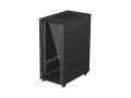 Lanberg Szafa instalacyjna rack stojąca 19 cali 27U 600x1000 drzwi przeszklone (Flat pack) czarna