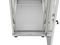 Lanberg Szafa instalacyjna rack stojąca 19 cali 42U 600x1000 drzwi przeszklone LCD (Flat pack) szara