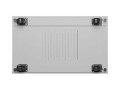 Lanberg Szafa instalacyjna rack stojąca 19 cali 42U 600x1000 drzwi przeszklone LCD (Flat pack) szara