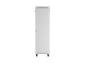 Lanberg Szafa instalacyjna rack stojąca 19 cali 42U 600x1000 drzwi przeszklone LCD (Flat pack) szara
