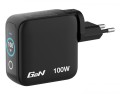 Verbatim Ładowarka Mini GaN 100W Smart TFT 2xUSB-C 1xUSB-A UE/UK/USA