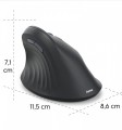 Hama Mysz ergonomiczna multi device EWM-600 czarna