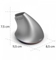 Hama Mysz ergonomiczna multi device EWM-700 grafitowa