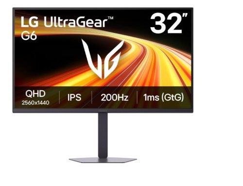 LG Electronics Monitor 32 cale  UltraGear G6 QHD 200 Hz 32G620B-B