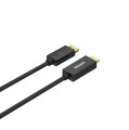 Unitek Kabel USB-A 3w1 USB-C/microUSB/ Lightning czarny C14049BK