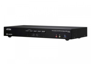 ATEN Przełącznik 4-Port USB3.0 4K HDMI Dual Display KVMP Switch