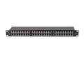 Lanberg Patch panel 48 portów 1U 19 cali kat.6 ftp ekranowany czarny