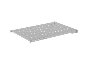 Lanberg Półka do szaf 19"  1000 mm szara 1U/483X700MM UDŹWIG DO 25kg,   montaż 4 punktowy