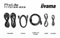 IIYAMA Monitor  17 cali ProLite T1731SR-B2S TN,RESISTIVE,HDMI,DP,VGA,250cd,1000:1,  5ms
