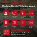 Maclean Uchwyt elektryczny sufitowy MC-176 T