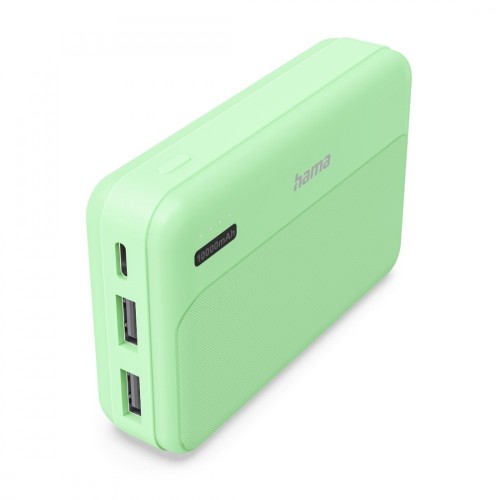 Hama Power pack 10000mAh 2xUSB-A zielony