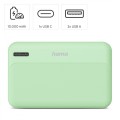 Hama Power pack 10000mAh 2xUSB-A zielony