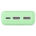 Hama Power pack 10000mAh 2xUSB-A zielony