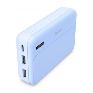 Hama Power pack 10000 mAh 2xUSB-A niebieski